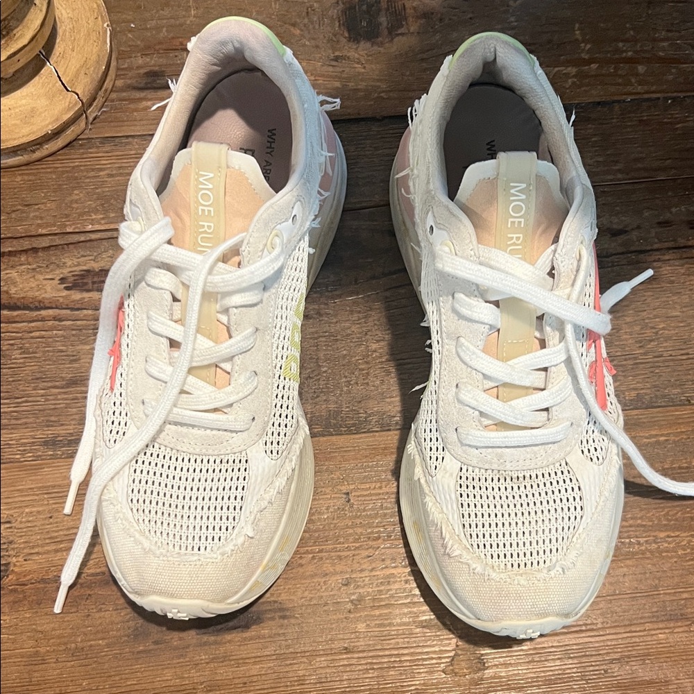 Premiata White and Pink Sneakers size 37